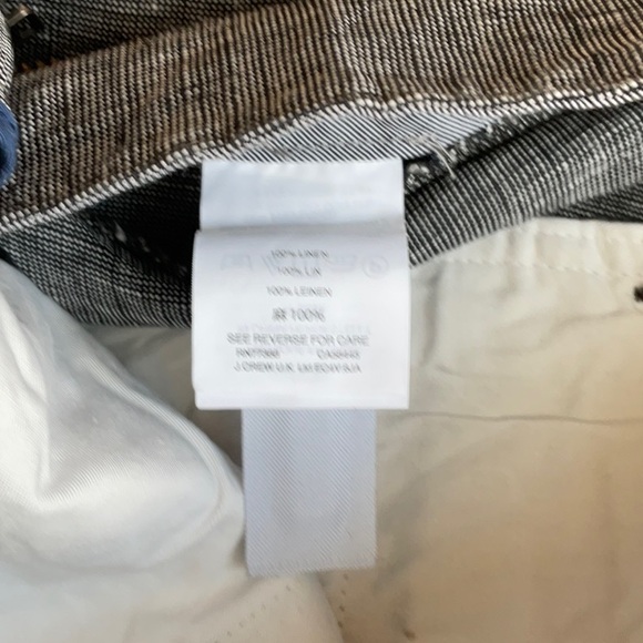 J. Crew Men’s Linen Shorts Black 30 - Picture 5 of 6